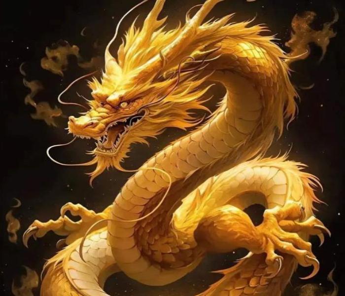 Bộ ảnh rồng vàng đẹp xỉu