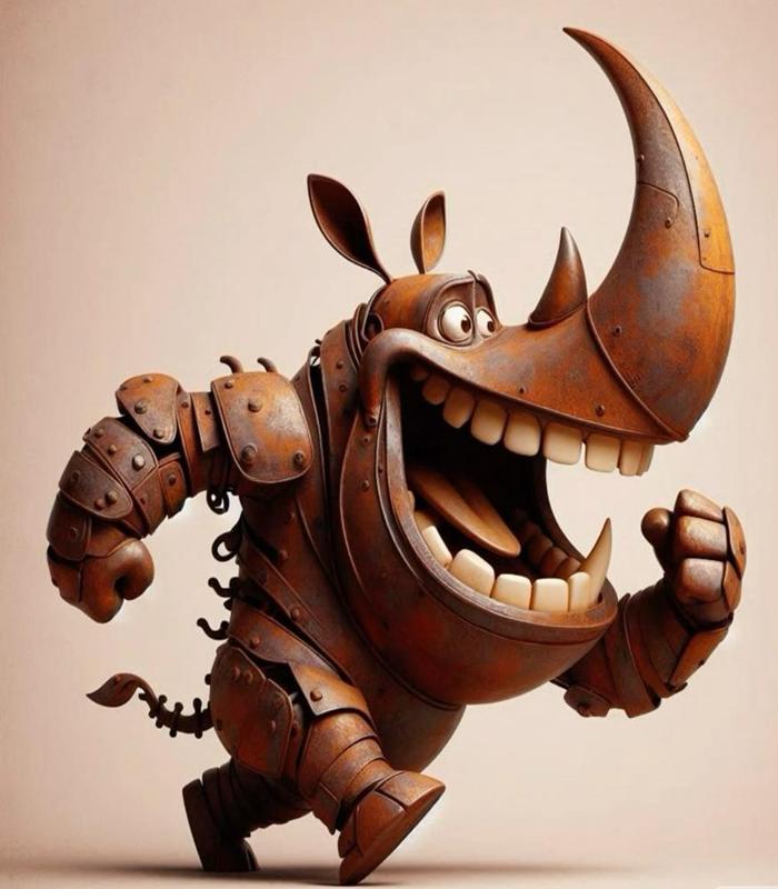 Hình ảnh tê giác 3D