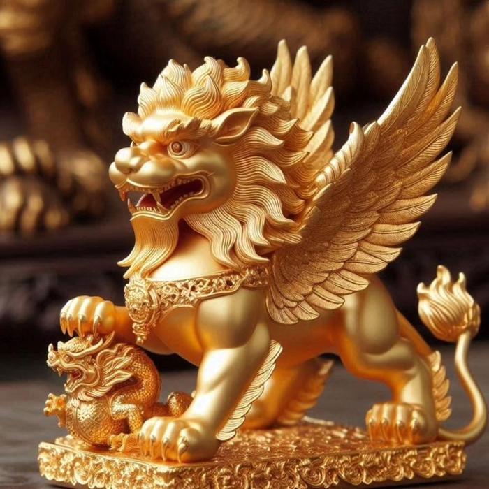 Hình ảnh tỳ hưu may mắn