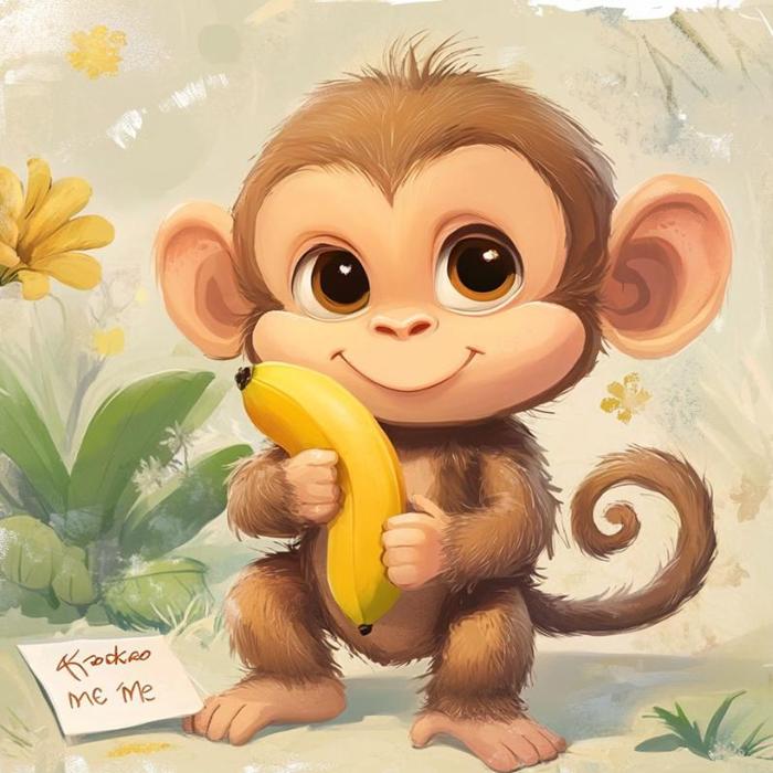Hình ảnh avatar khỉ cute 