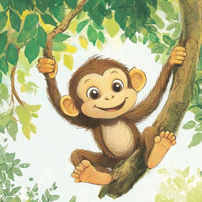 Hình ảnh avatar khỉ cute 
