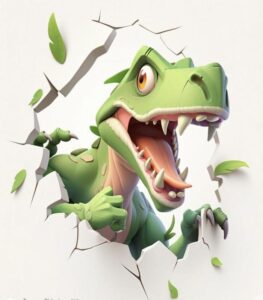 Hình ảnh avatar khủng long 3D