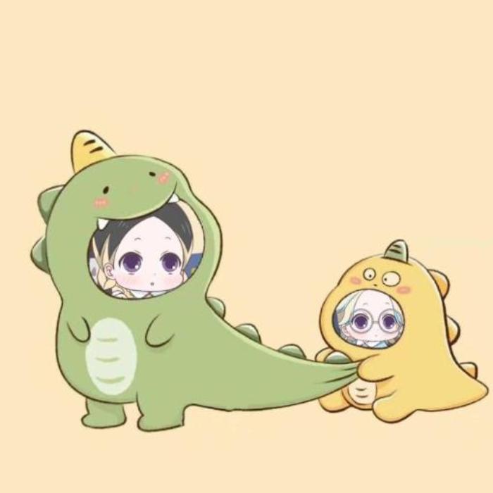 Ảnh đại diện khủng long chibi