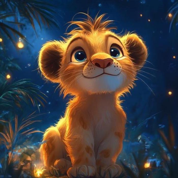 Avatar sư tử chibi