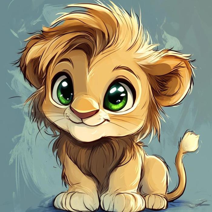 Avatar sư tử chibi