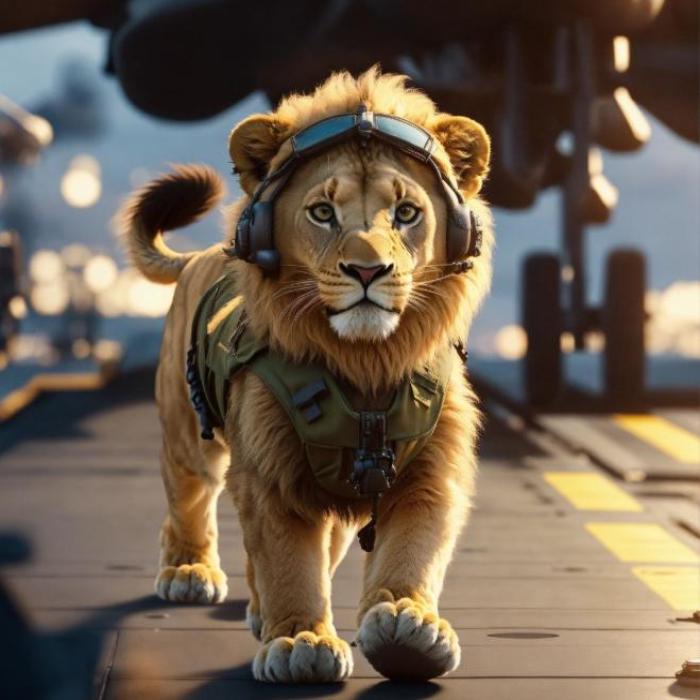 Avatar sư tử 3D