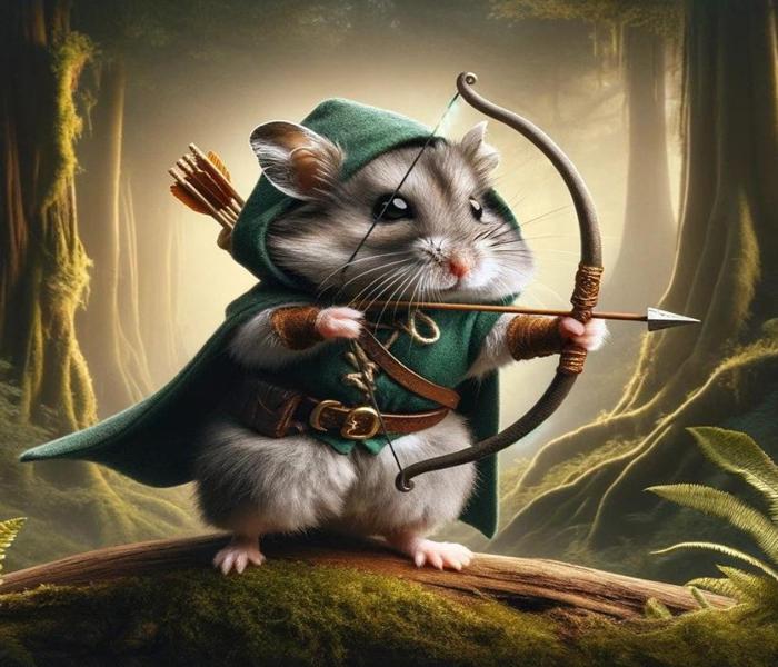 Hình ảnh chuột hamster ngầu 3d siêu đẹp