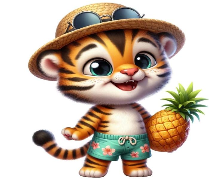 Avatar con hổ chibi đáng yêu