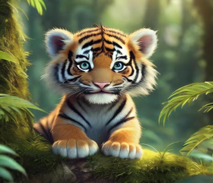 Avatar con hổ chibi đáng yêu