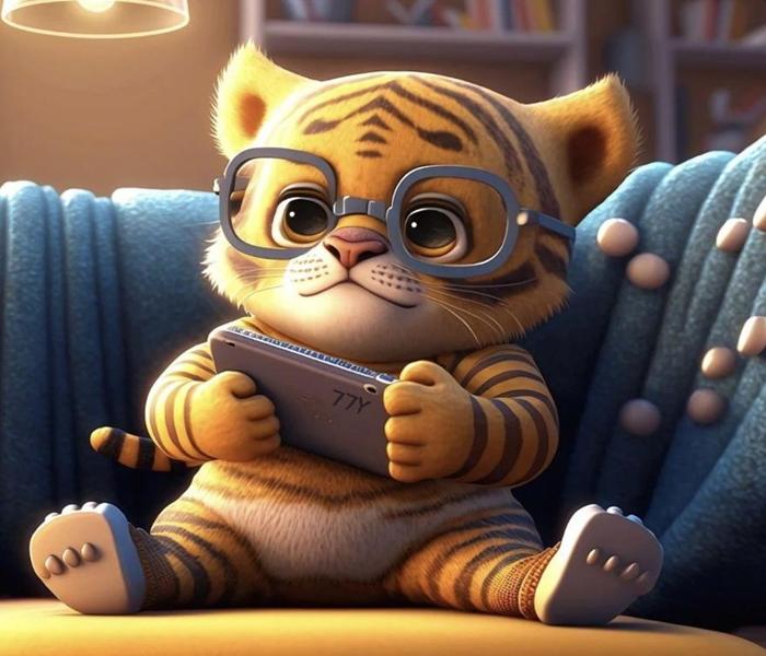 Avatar con hổ chibi đáng yêu