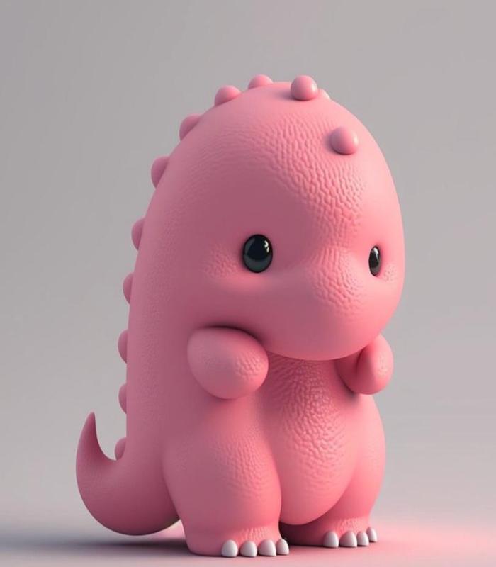 Avatar khủng long hồng 3D
