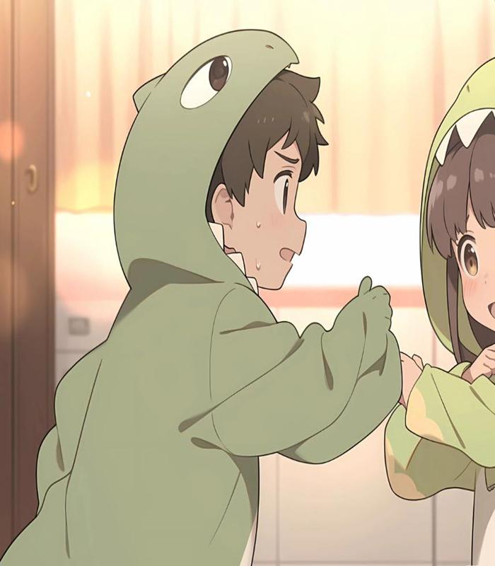 Avatar khủng long anime dễ thương