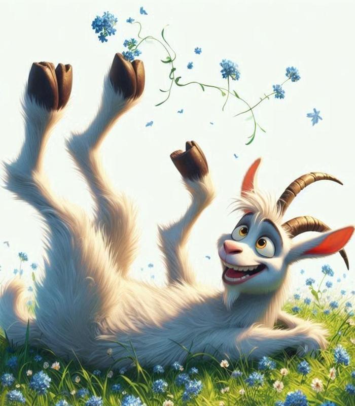 Hình ảnh con dê cute