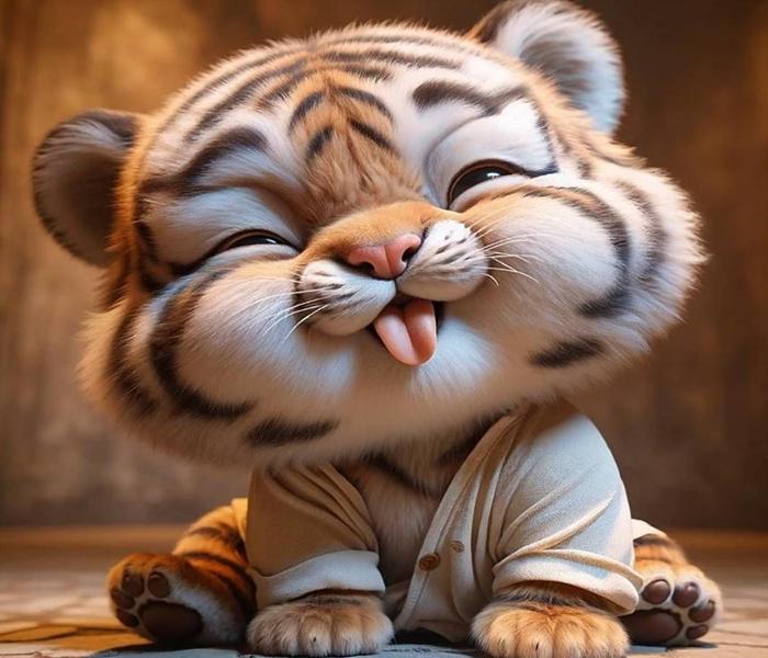 Hình ảnh hổ anime ngộ nghĩnh