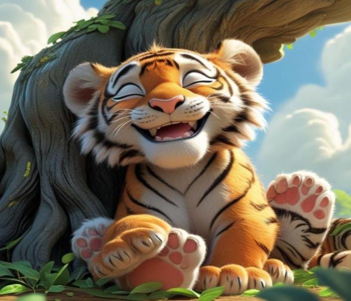 Hình ảnh hổ anime ngộ nghĩnh