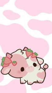 Hình nền bò sữa cute đáng yêu