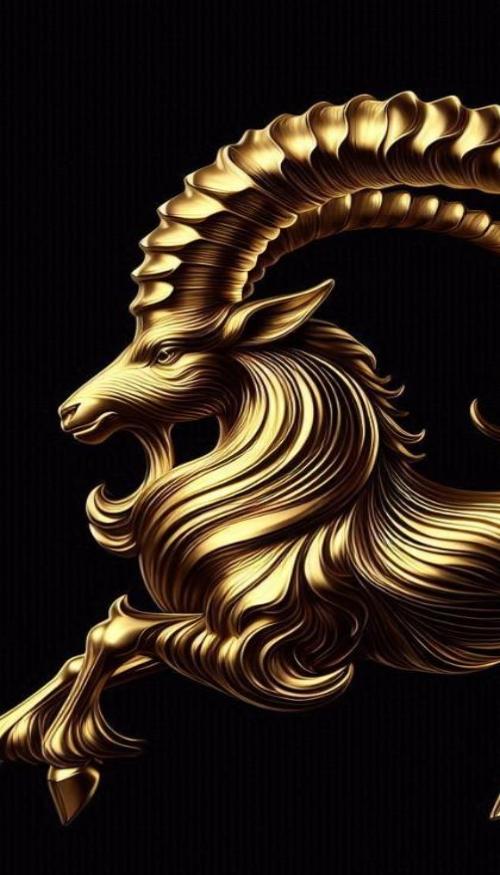 Hình nền dê vàng đẹp cho điện thoại 