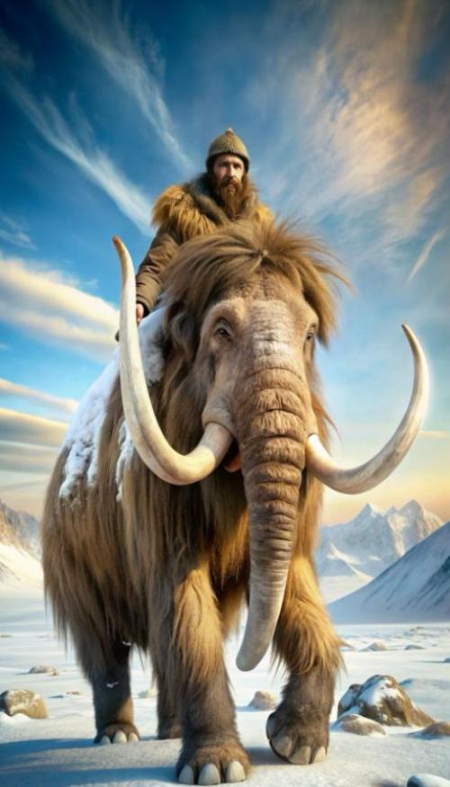 Hình nền điện thoại ảnh con voi ma mút full HD 