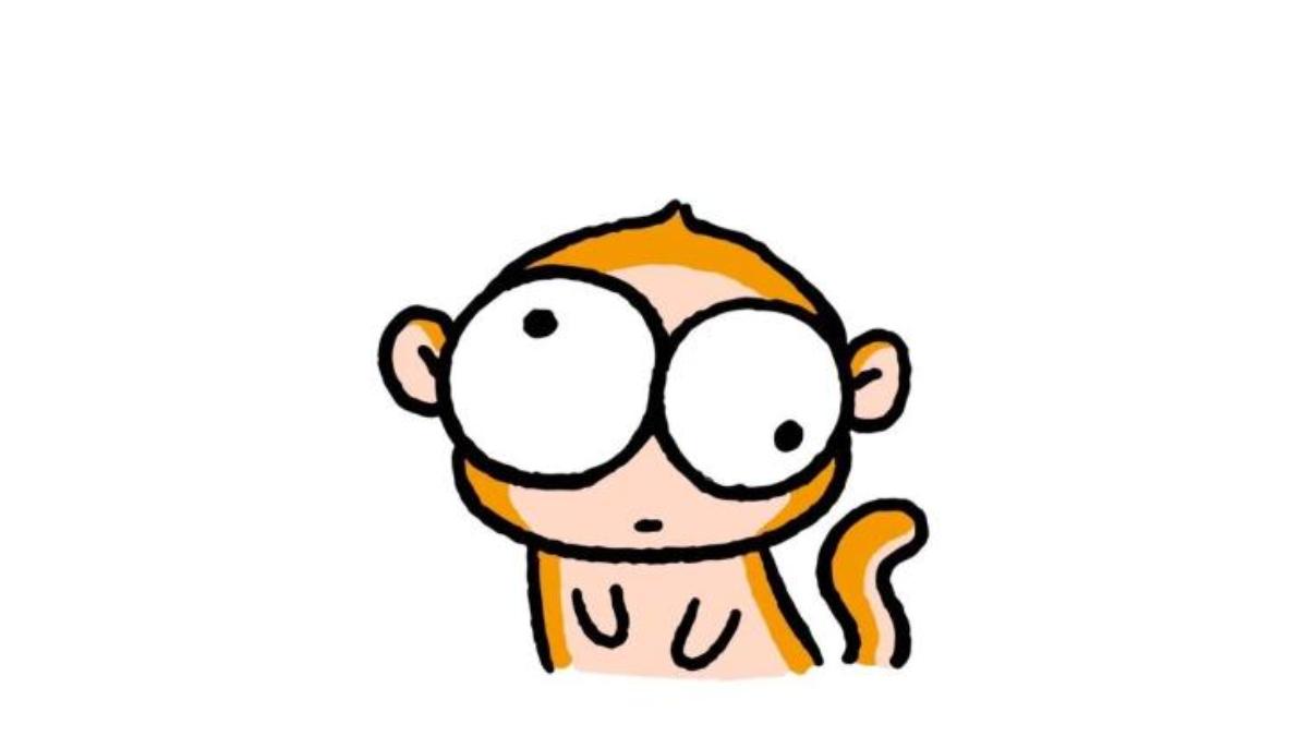 Hình nền máy tính Khỉ chibi dễ thương