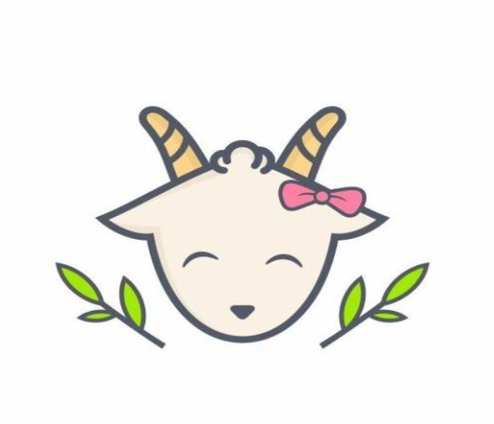 Hình vẽ con dê chibi cute