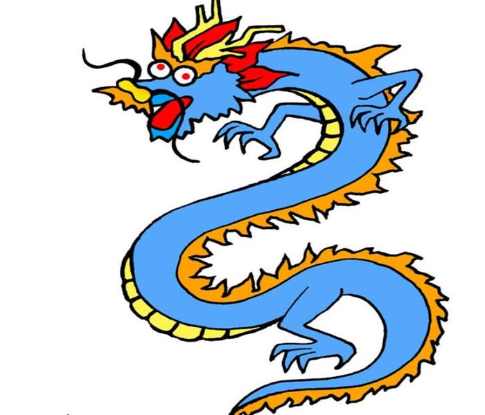 Hình vẽ con rồng đơn giản