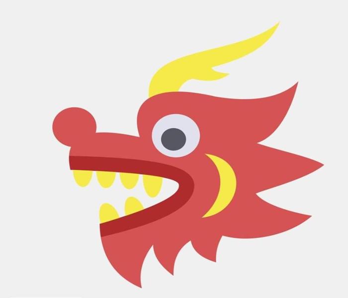 Hình vẽ con rồng đơn giản