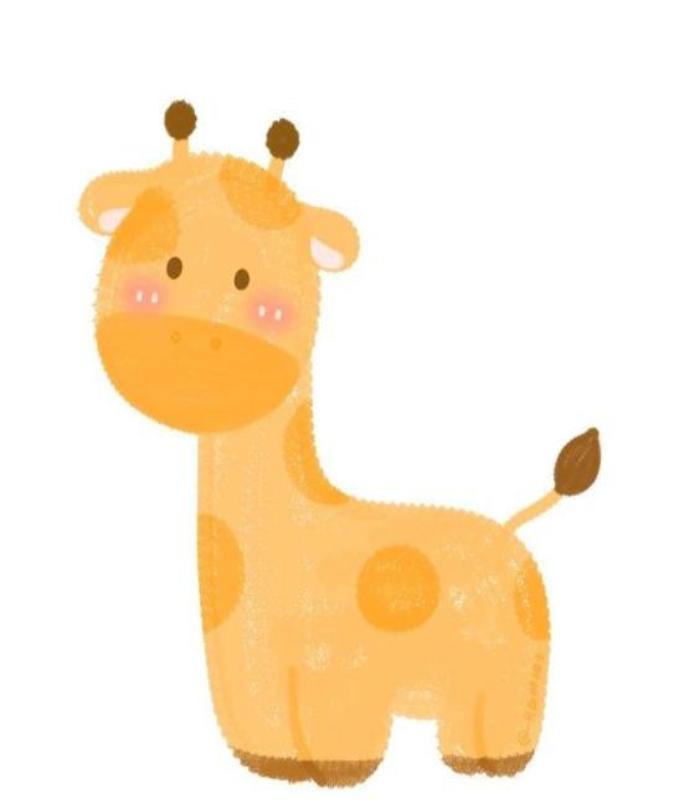 Hình vẽ hưu cao cổ chibi cute