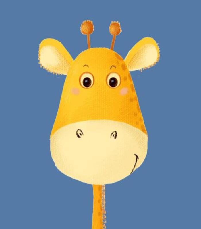 Hình vẽ hưu cao cổ chibi cute