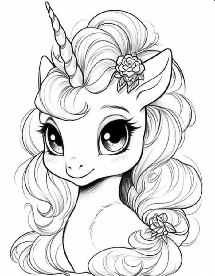 Tranh tô màu công chúa Pony dáng yêu