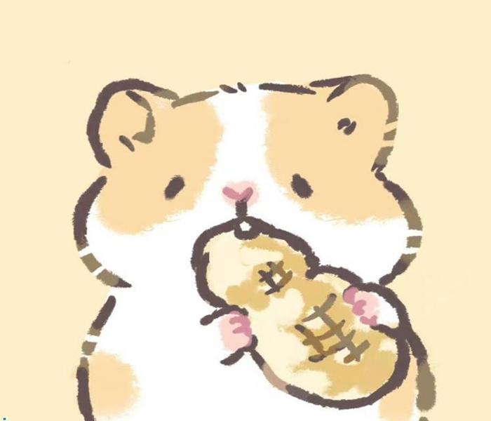 Hình vẽ chuột hamster chibi siêu cute