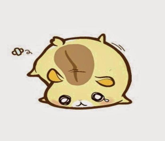 Tranh vẽ con chuột hamster hài hước