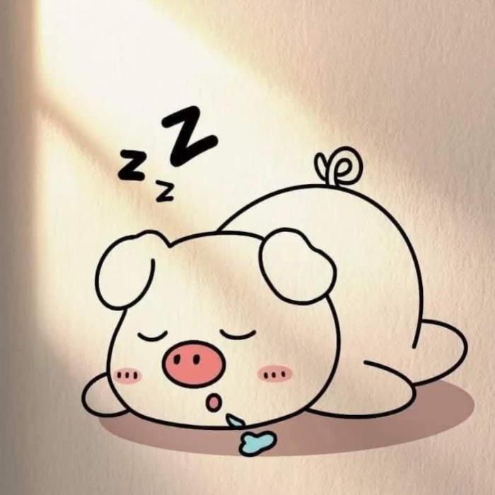 Hình vẽ con heo đơn giản