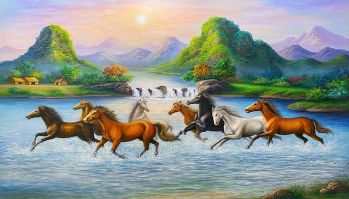 Tranh vẽ mã đáo thành công