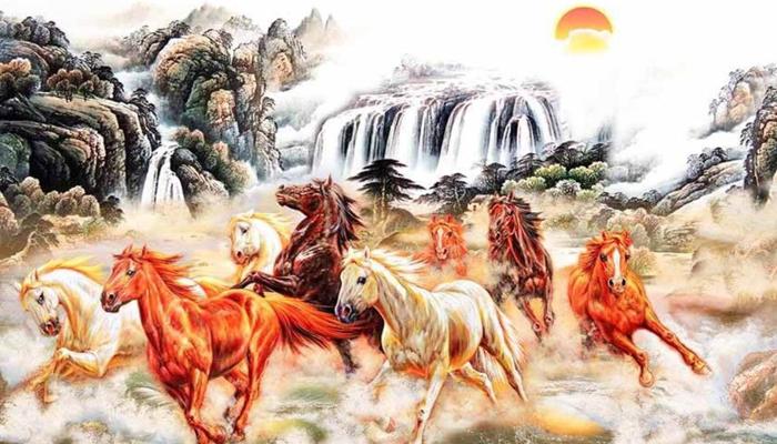 Tranh vẽ mã đáo thành công