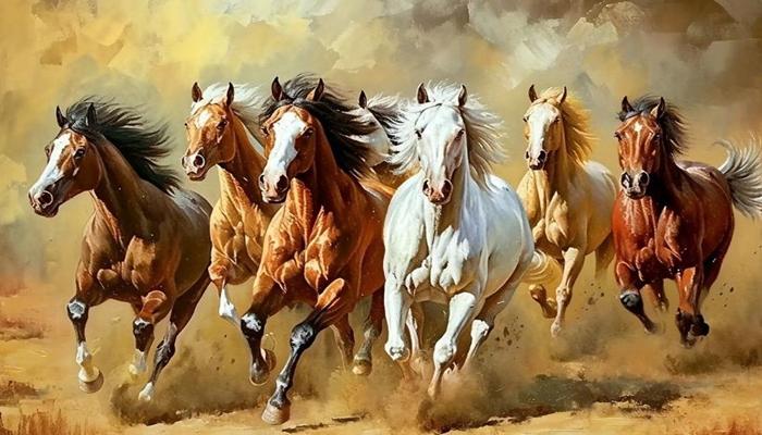 Tranh vẽ mã đáo thành công