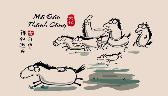 Tranh vẽ mã đáo thành công