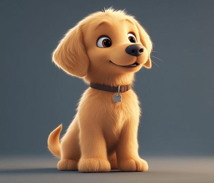 [Ảnh Chó 3D] Top +200 Hình Ảnh Con Chó 3D Cute, Dễ Thương Vô Cùng