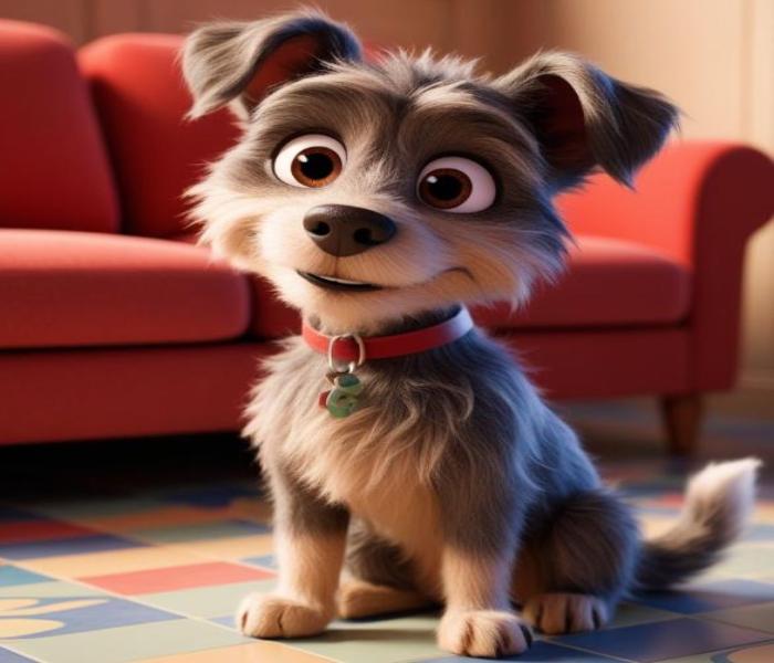Hình ảnh chó 3D cute