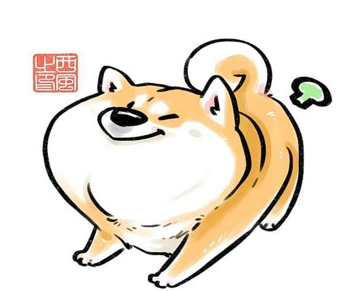 Hình ảnh chó mập chibi