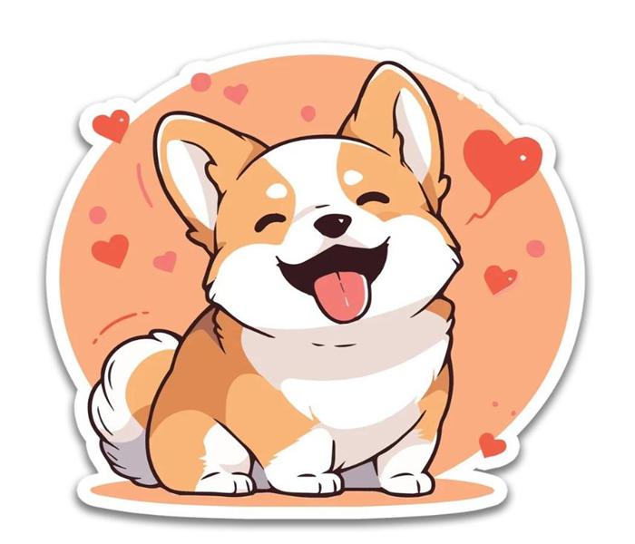 Hình ảnh chó cái chibi cute