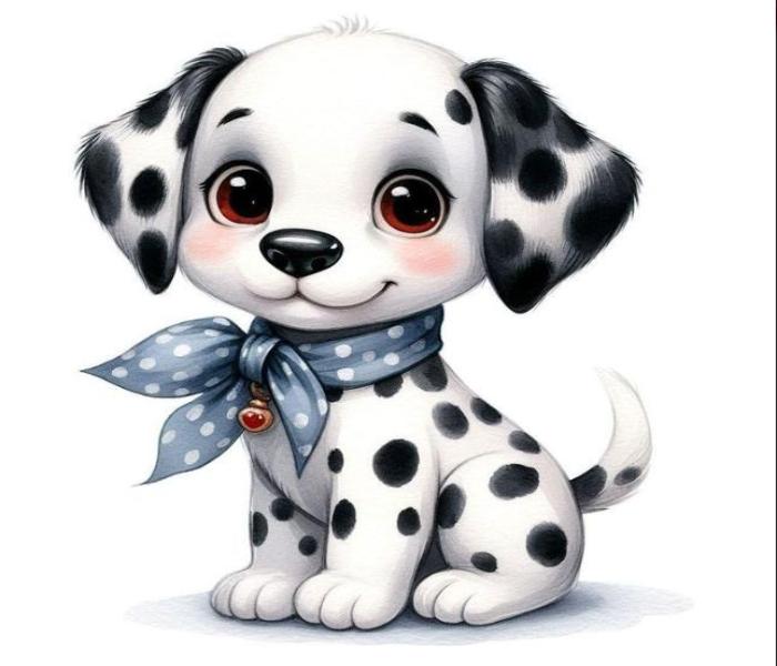 Hình ảnh chó cái chibi cute