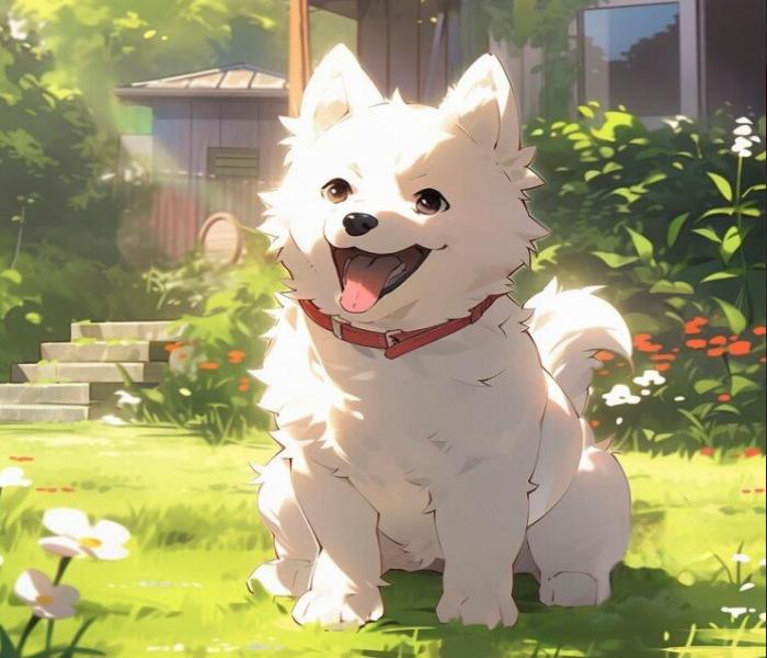 Hình ảnh chó cảnh hoạt hình chibi