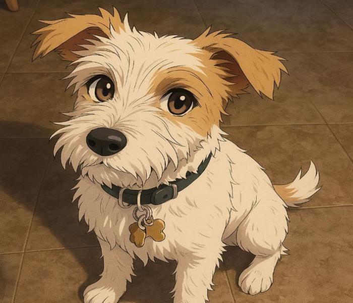 Hình ảnh chó cảnh hoạt hình chibi