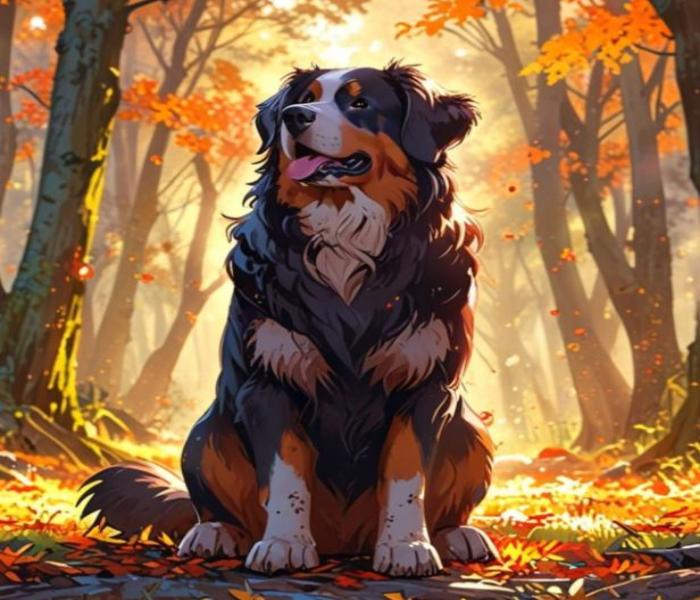 Hình ảnh chó cảnh hoạt hình chibi