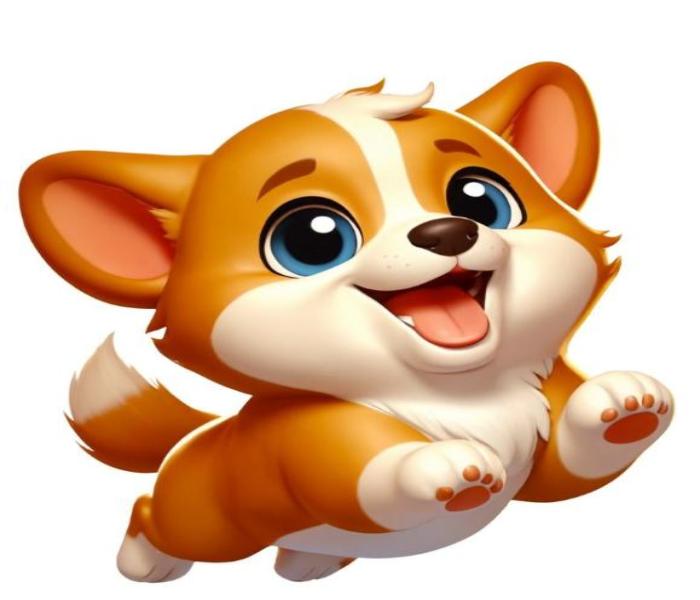 Hình ảnh chó Corgi hoạt hình