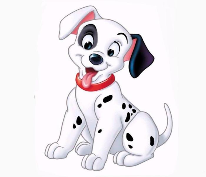 Hình chó đốm hoạt hình cute