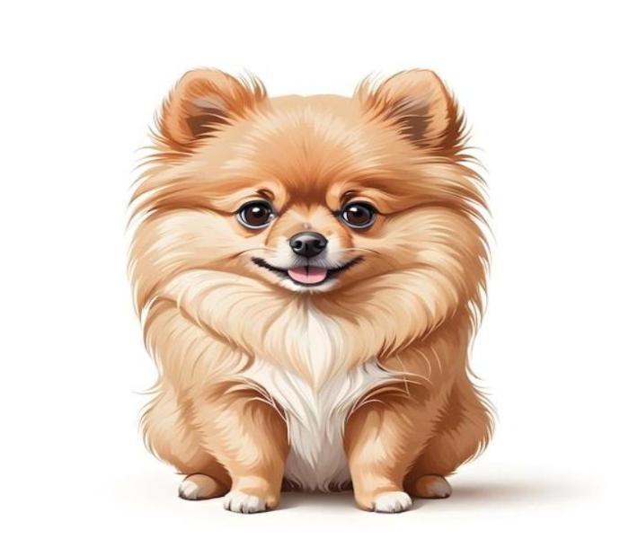 Hình ảnh chó Phốc chibi