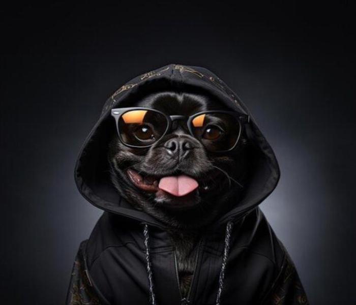 Hình ảnh chó Pug ngầu