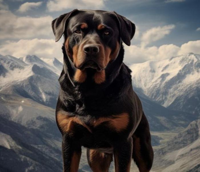 Hình ảnh chó Rottweiler ngầu