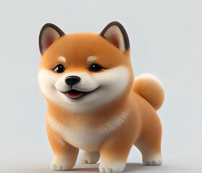 Hình ảnh chó Shiba hoạt hình cute